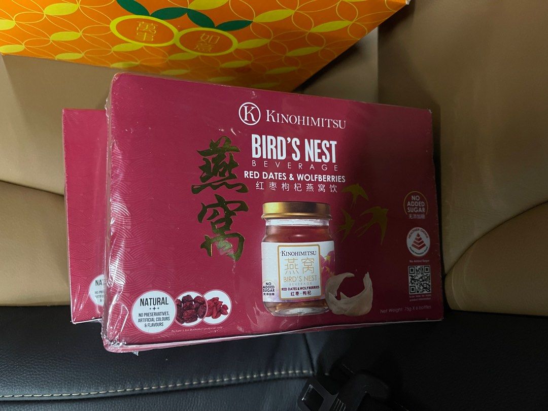Kinohimitsu bird nest red dates and wolfberries, Health & Nutrition