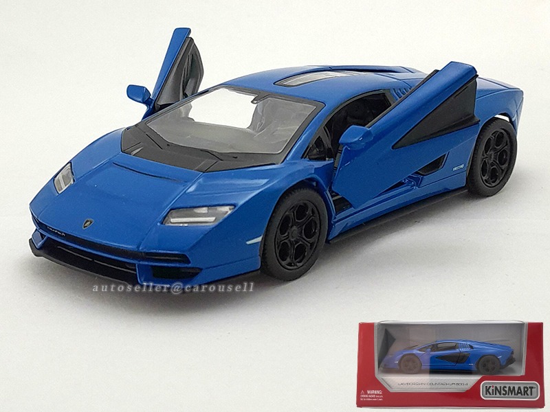 KInsmart Countach LPI 8004 Diecast Metal Model Car Blue