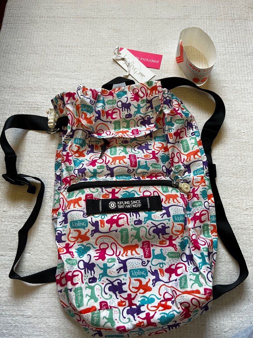 Kipling lightweight foldable travelling backpack Women s Fashion