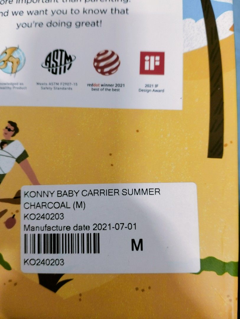 Konny baby carrier, Babies & Kids, Going Out, Carriers & Slings on