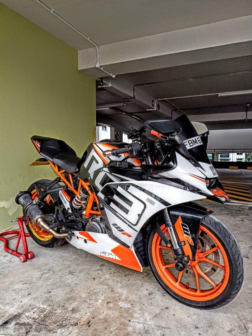 KTM RC390 Decal Kit + Installation, Motorcycles, Motorcycle Accessories