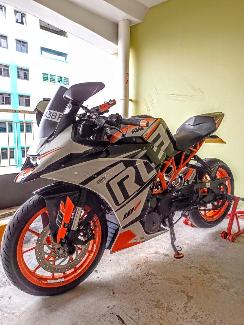 KTM RC390 Decal Kit + Installation, Motorcycles, Motorcycle Accessories