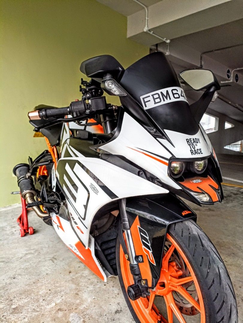 KTM RC390 Decal Kit + Installation, Motorcycles, Motorcycle Accessories