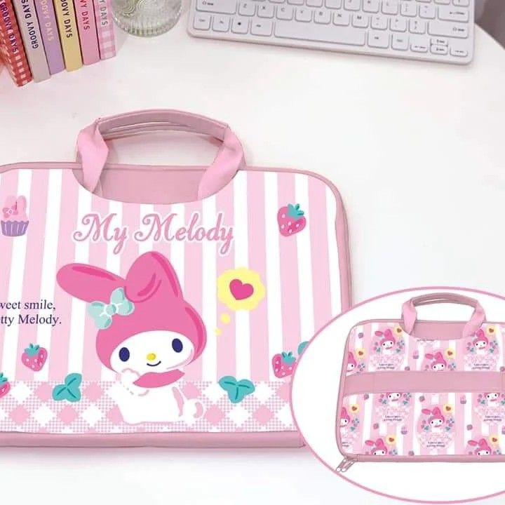 Laptop Bag Kuromi Hello Kitty My Melody Cinnamoroll Little Twin Stars ...