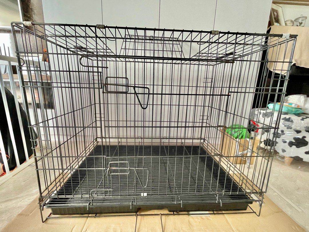 Large Dog Cage 90cm x 60cm x 70cm Pet Supplies Homes Other Pet