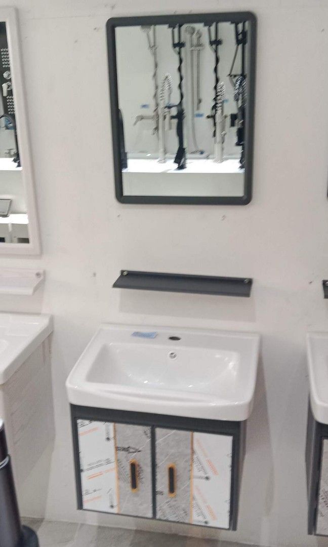 Lavatory with mirror, Furniture & Home Living, Bathroom