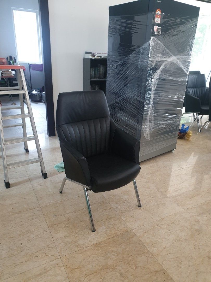 SESTA Dama Italian Made Leather Chair, Furniture & Home Living