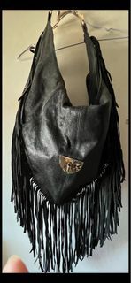 Leather shoulder bag ., big size soft leather