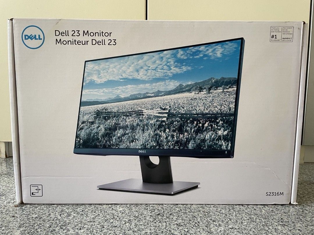 LED Mornitor 1980x1080p model Dell S2316M 23" IPS LED LCD HD Monitor 16