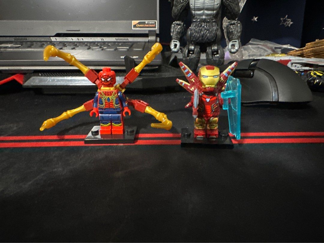 Iron spider minifigure on sale