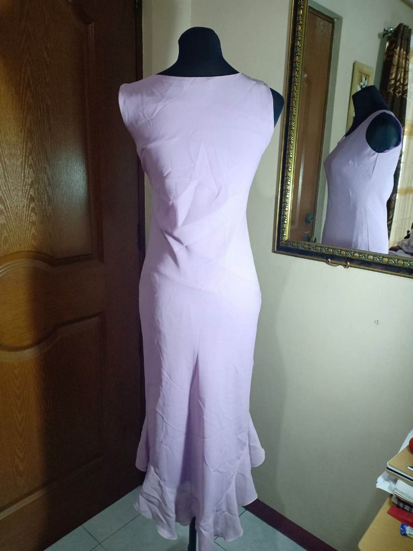 Lilac Midi Dress, Women's Fashion, Dresses & Sets, Dresses on Carousell