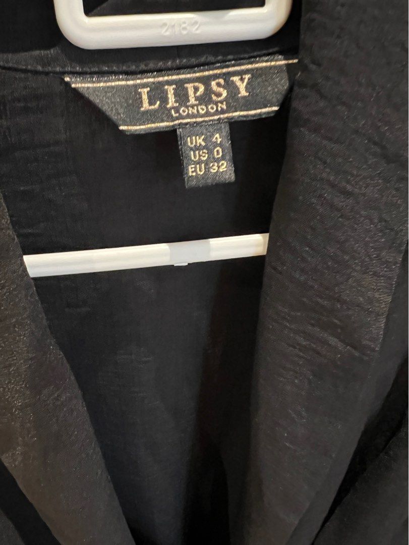 Lipsy Workwear Black Dress with Buttons Women s Fashion Dresses