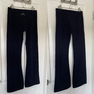 LORNA JANE BLACK FLARED LEGGINGS