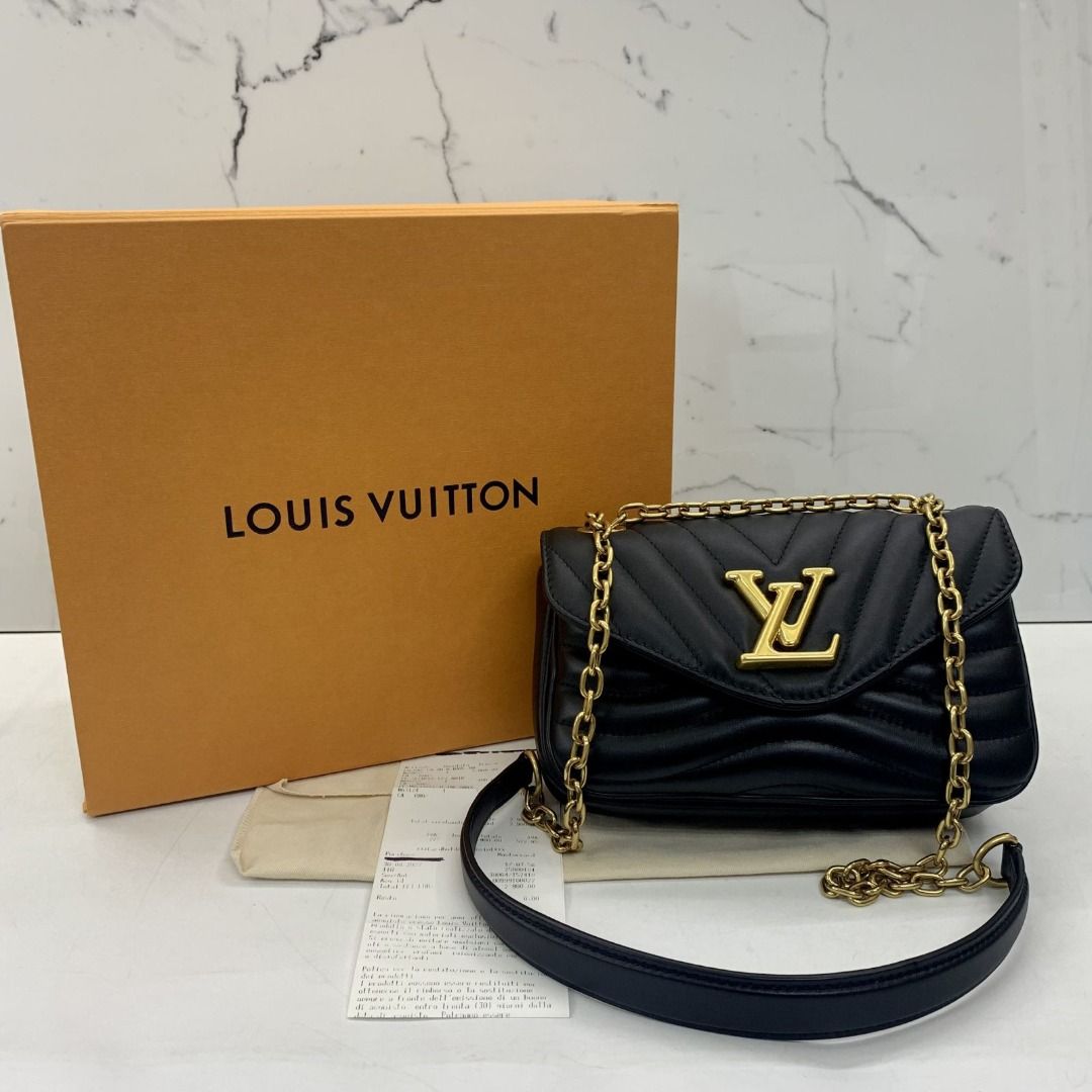 Shop Louis Vuitton Casual Style Calfskin 2WAY 3WAY Chain Plain Leather (SAC  CHAINE NEW WAVE PM, M20838, M20687) by Mikrie