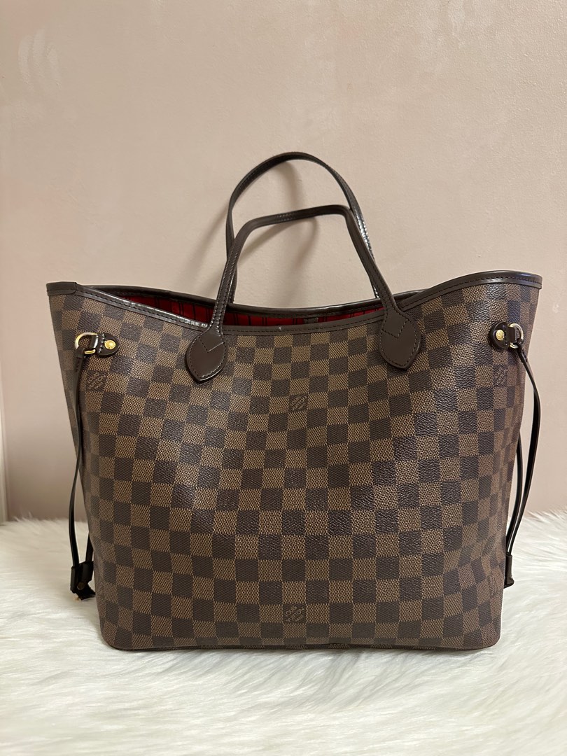 Louis Vuitton Neverfull MM Damier Ebene RUSH, Luxury, Bags & Wallets on