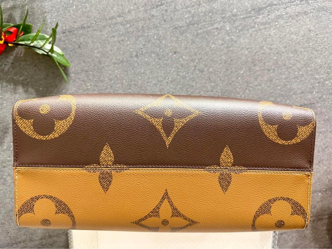 Authenticated Used Louis Vuitton LOUIS VUITTON Monogram Giant Reverse On  The Go MM 2WAY Bag Discontinued Model M45039