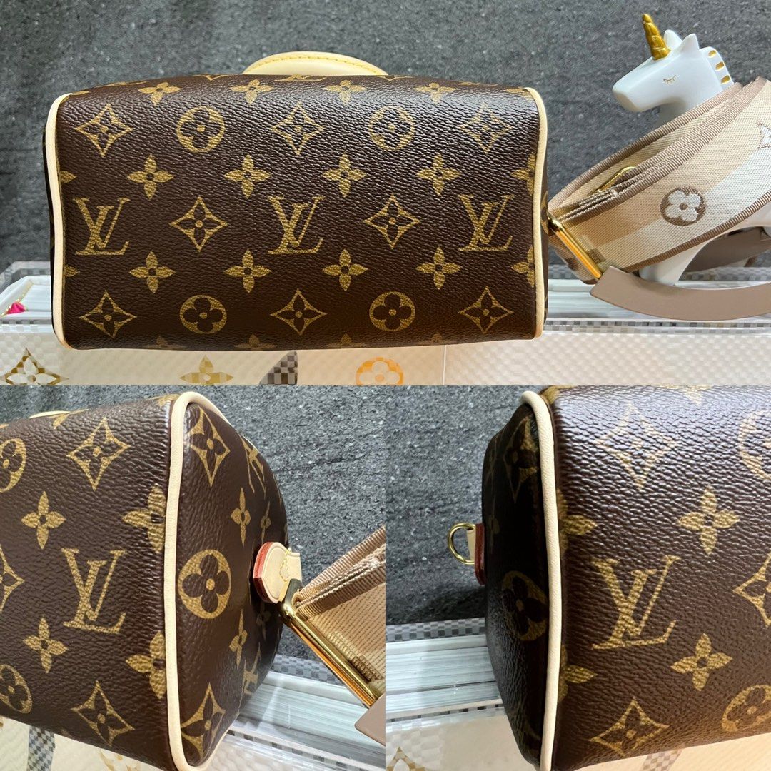 Louis Vuitton® Speedy Bandoulière 20 Beige. Size  Louis vuitton speedy  bandouliere, Women handbags, Louis vuitton