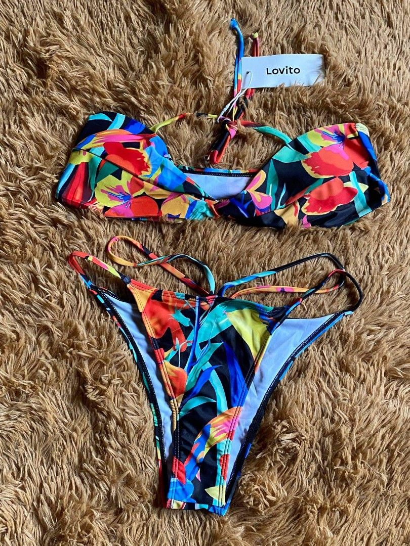 Lovito two piece swimsuit, Women's Fashion, Swimwear, Bikinis