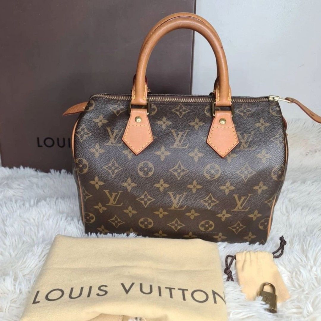 Tas LV Speedy, Fesyen Wanita, Tas & Dompet di Carousell