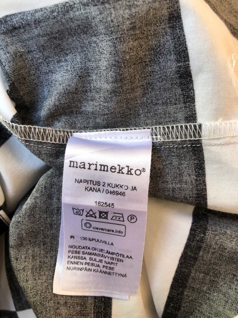 Marimekko “Kukko Ja Kana” - Napitus 2 3/4 Button Wide Shirt, Women's  Fashion, Tops, Longsleeves on Carousell