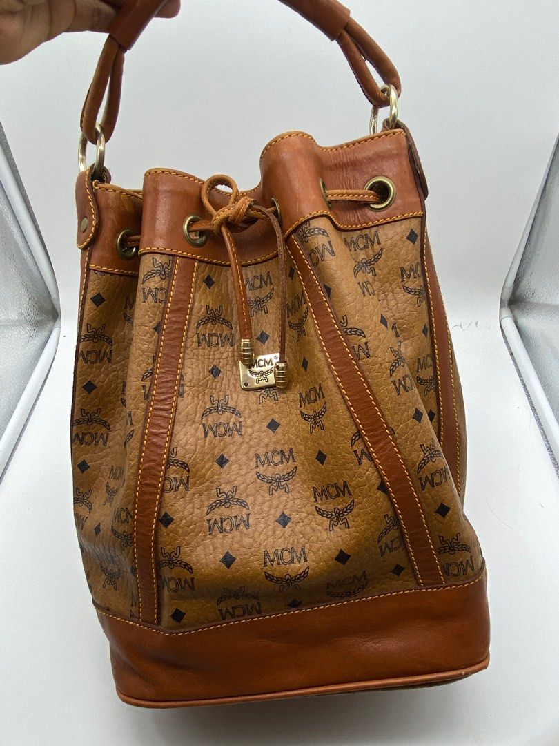 MCM BUCKET BAG, Luxury, Bags & Wallets on Carousell