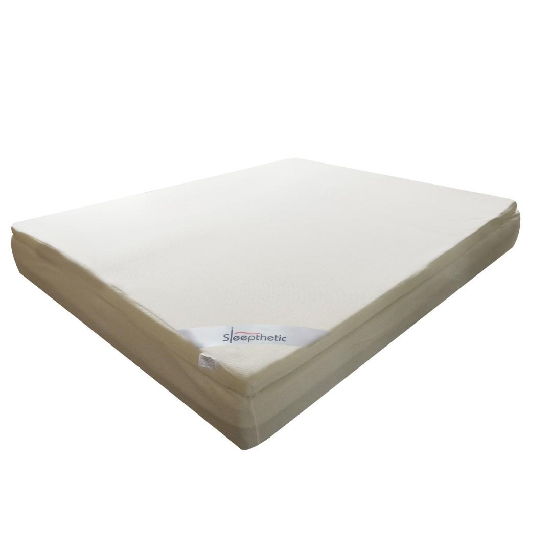 Memory Foam Fitted Topper (5cm thick) (Display Set Only), Furniture