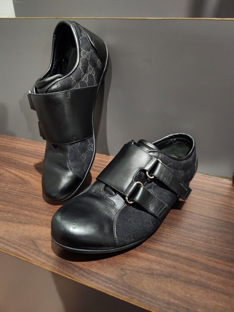 Gucci trainers velcro best sale