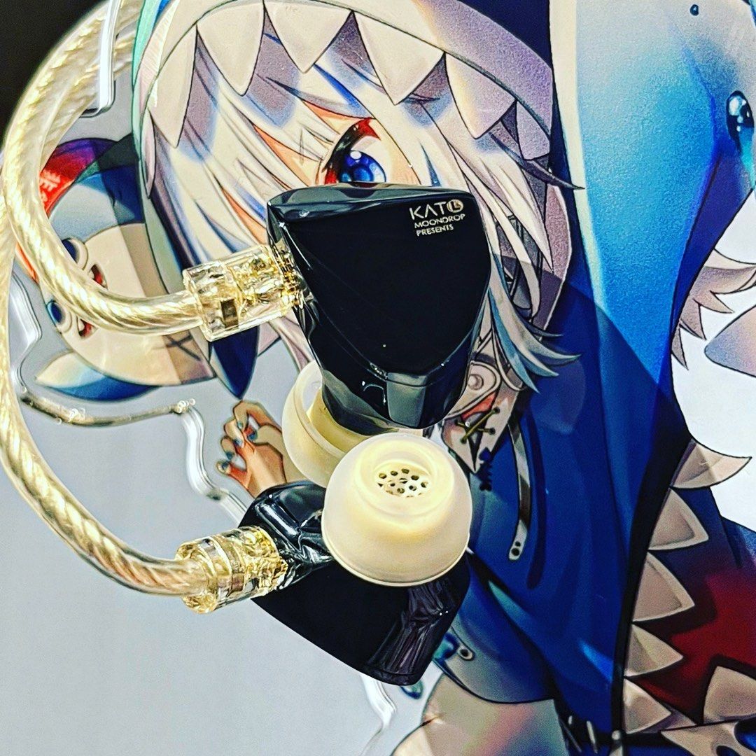 MoonDrop 水月雨KATO 3.5mm Dark Blue 深海藍入耳式耳機齊配件99%新 