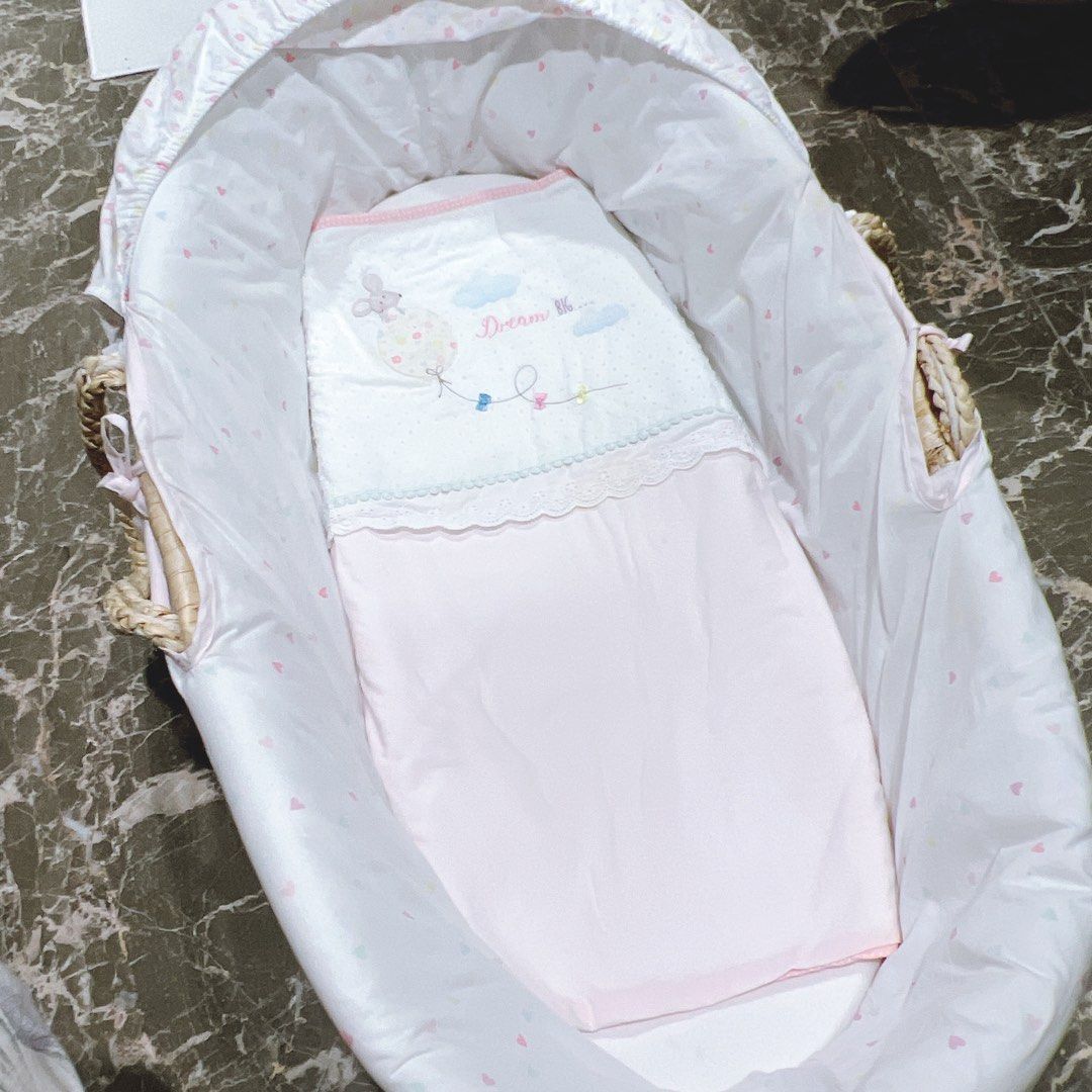 Mothercare Confetti Party Moses Basket Babies Kids Baby