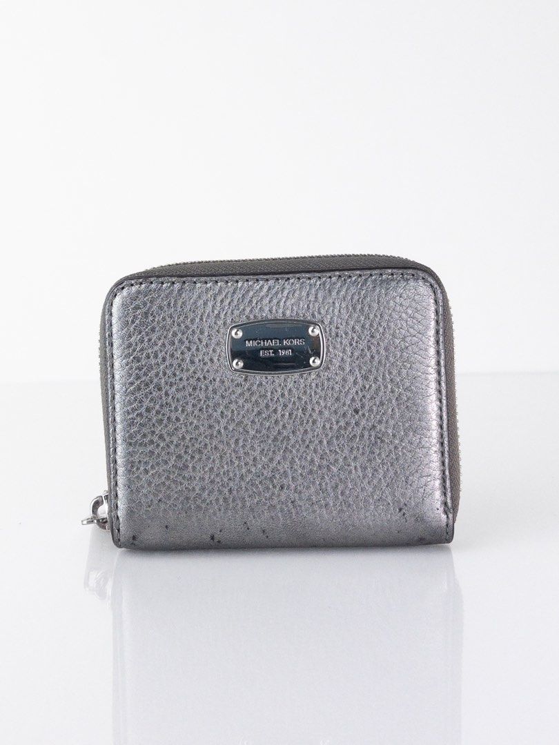 Michael kors wallet gunmetal hot sale