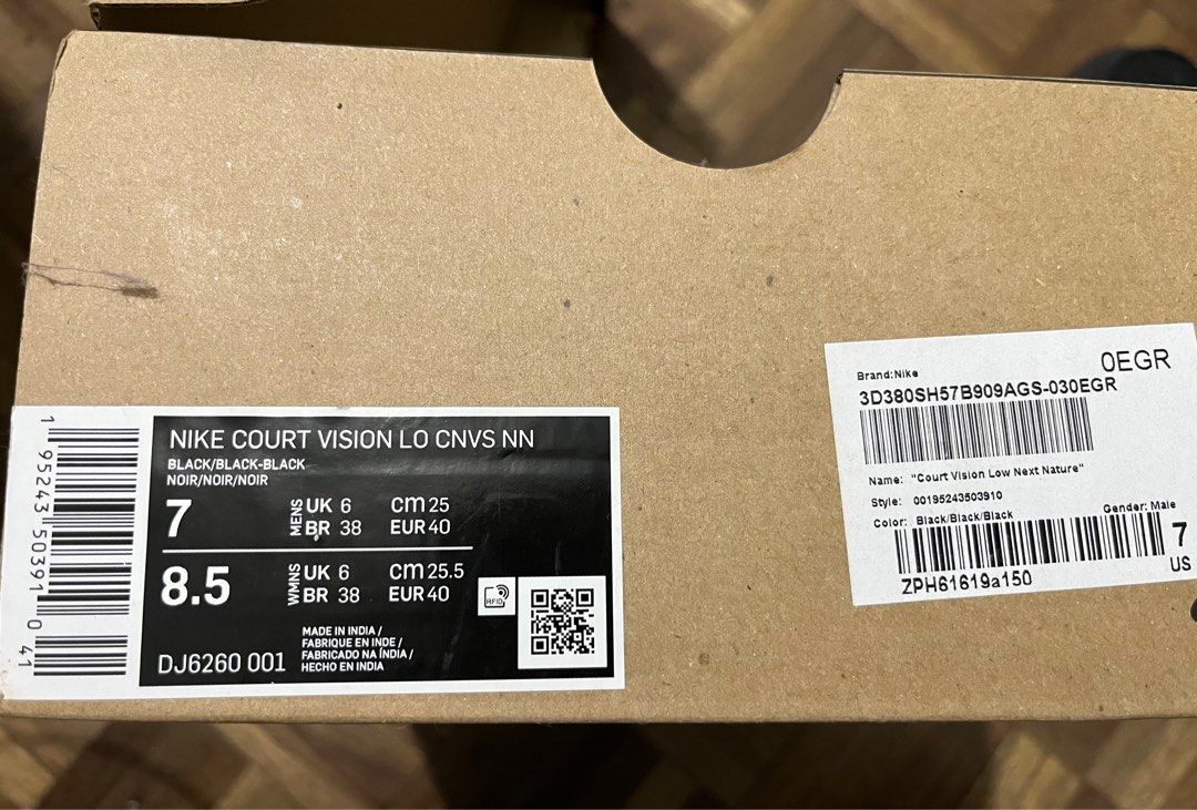 wmns nike court vision lo cnvs