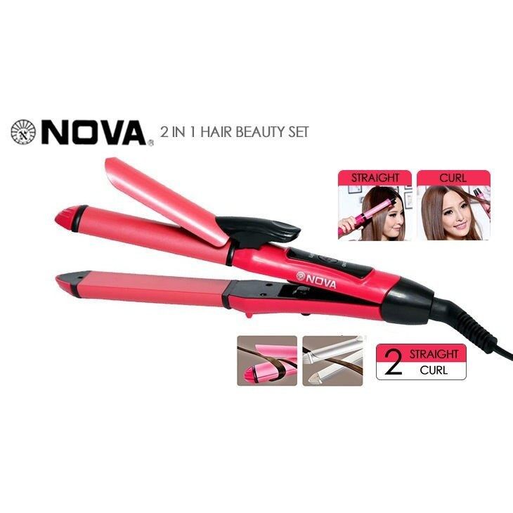 Hair straightener discount and curler nova