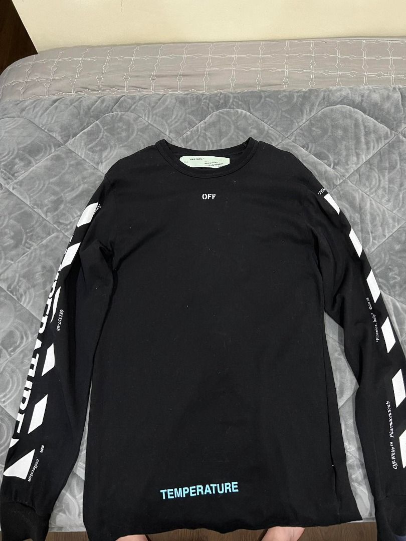 Off white temperature long sleeve shop