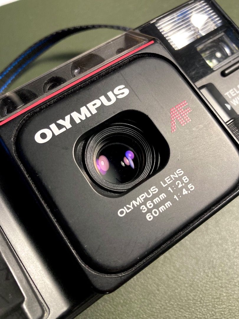 Olympus AFLT Quartzdate 35mm film camera, Photography, Cameras on