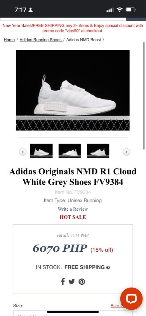 Nmd white clearance rose sale