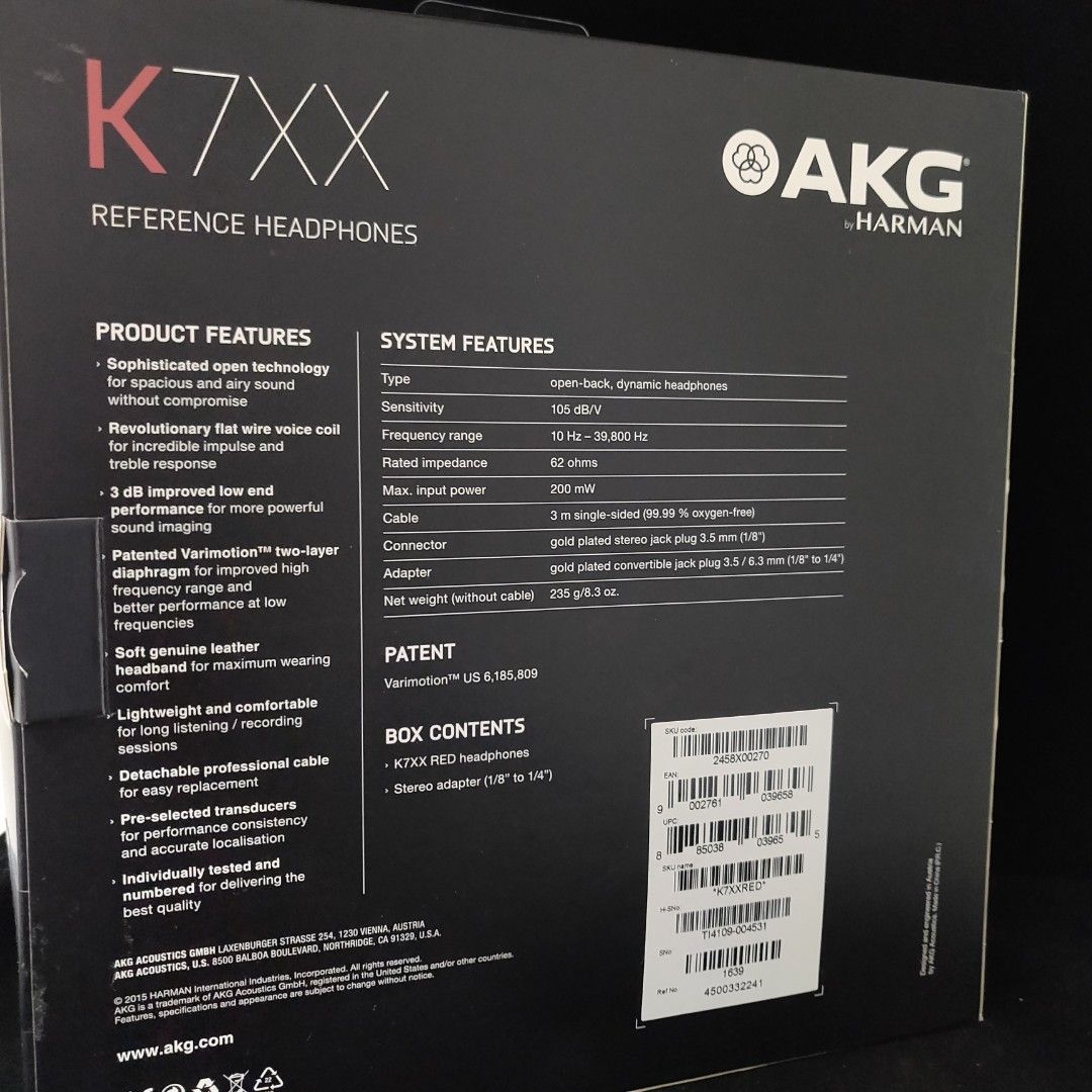 Original AKG K7XX Headphones