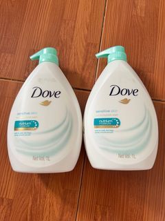 Original Dove Sensitive Skin Body Wash 1L