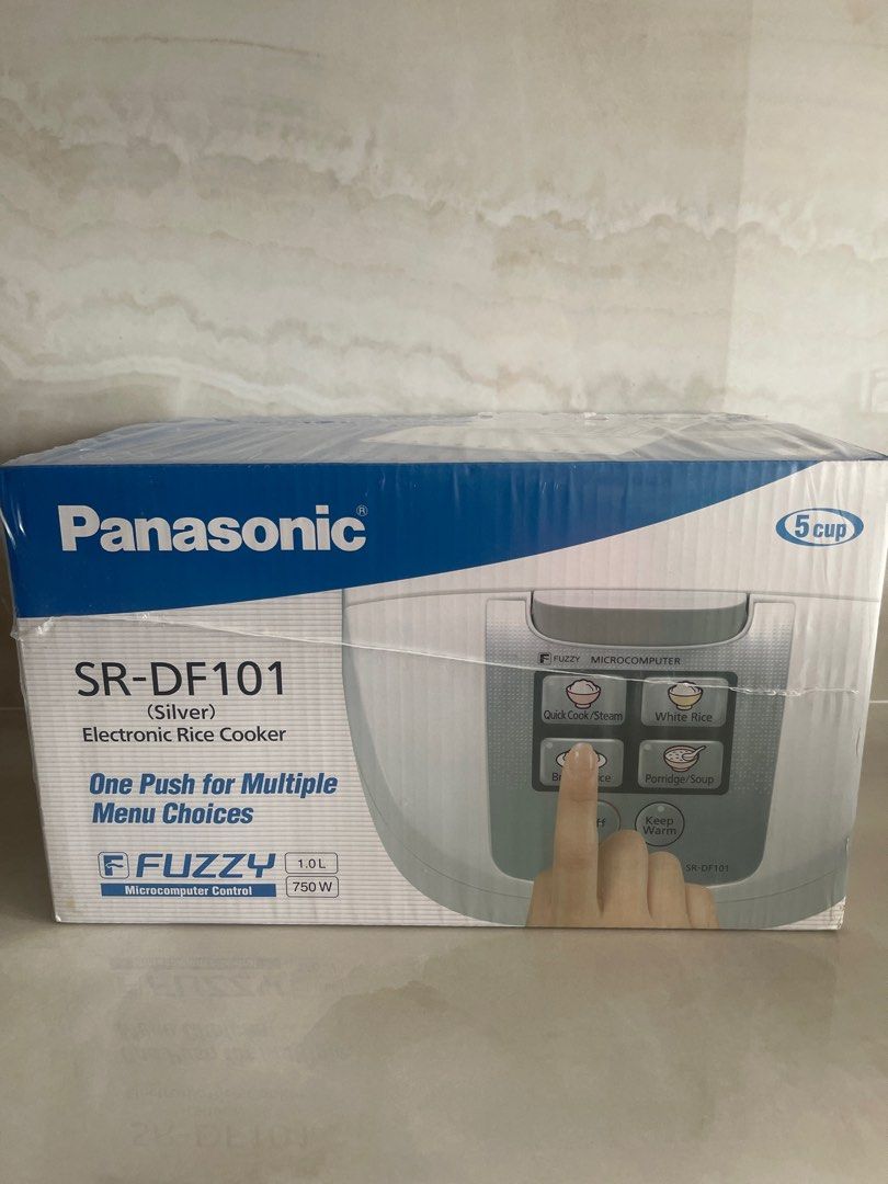 Panasonic rice cooker SR-DF101, TV & Home Appliances, Kitchen ...