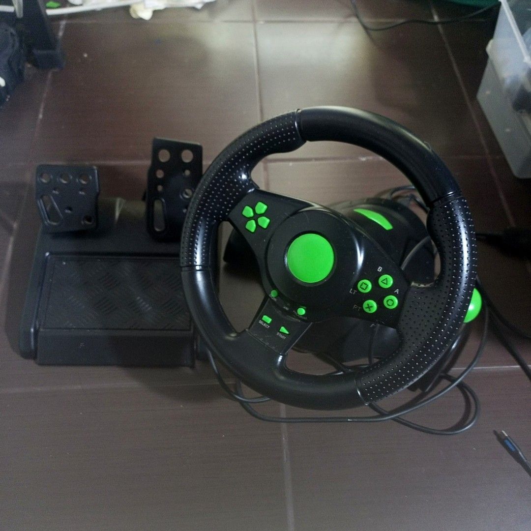 PC/PS3 Steering Wheel Controller for Game, Video Gaming, Gaming