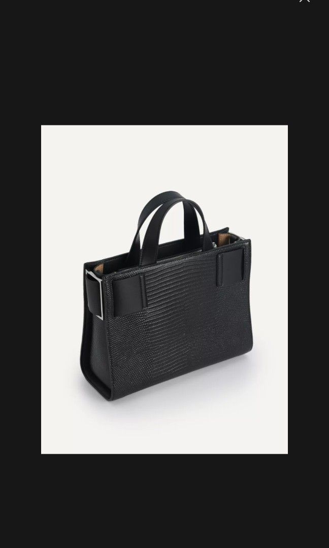 Pedro mini lizard 2025 effect top handle bag