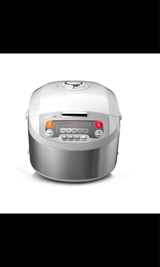 Philips Rice Cooker fuzzy logic HD3038, TV & Home Appliances, Kitchen
