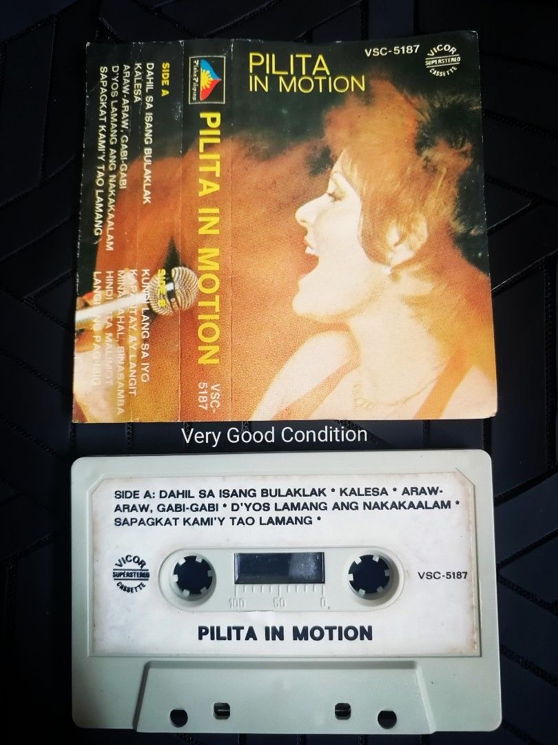 Pilita in Motion Cassette Tape Original Cassette Tapes Vintage