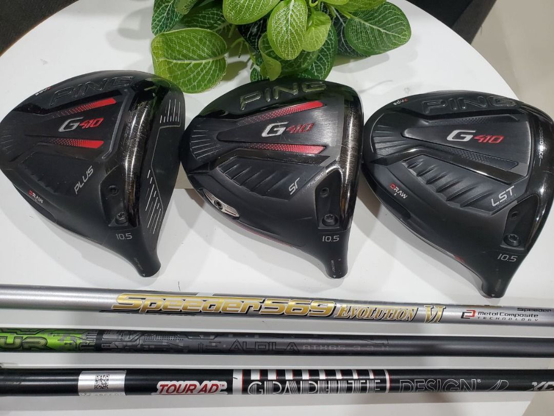 Ping G410 Driver 10.5 with Aftermarket Performance Shaft, Sports 