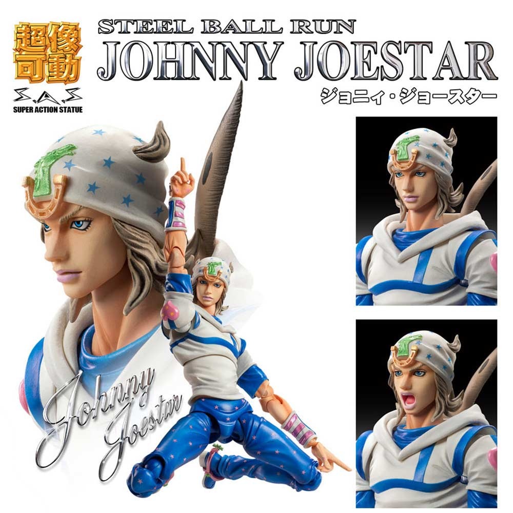 MEDICOS JoJo Super Action Statue Part 7: Steel Ball Run - Johnny Joestar Second (Reissue) - RoboMania Shop