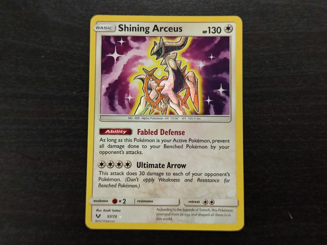 Pokemon Shining Arceus 57/73, Hobbies & Toys, Toys & Games on Carousell