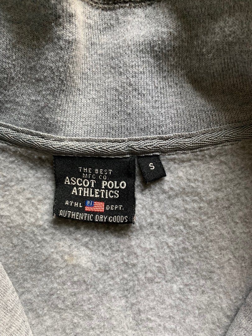 Polo Athletics Bomber Jacket heather gray color (Category: Coats, Jackets and Outerwear) located in Quezon City. Submitted by jadidwintrywalk (Listing ID 1209309207, Image 2). Description: Ascot Polo Athletics bomber jacket full front zip opening with embroidery logo. .