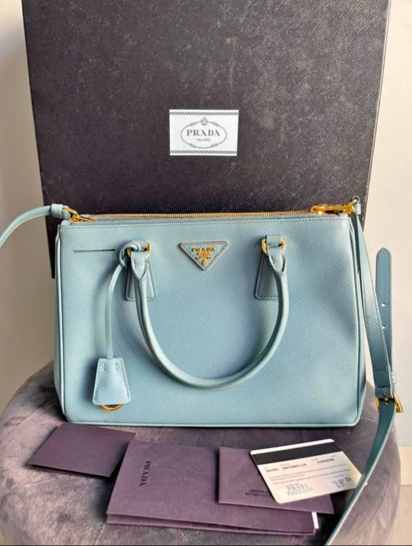PRADA DOUBLE ZIP CONVERTIBLE TOTE, Luxury, Bags & Wallets on Carousell