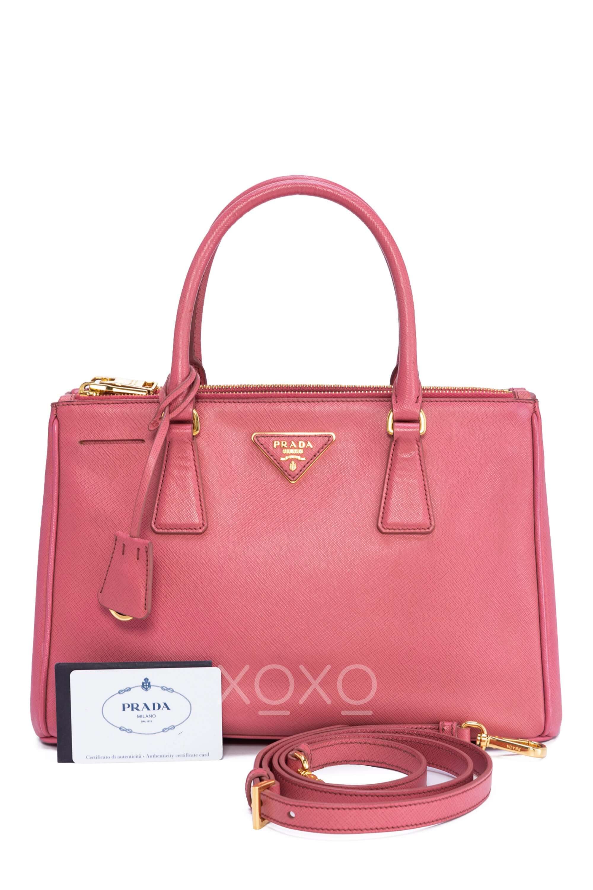Prada Galleria Top Handle Bag Saffiano Leather oxluxe Luxury