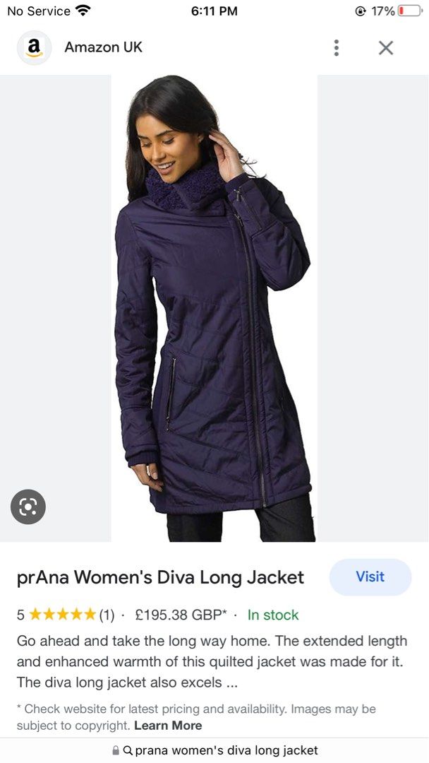 PRANA Winter Jacket Women s Fashion Coats Jackets and Outerwear