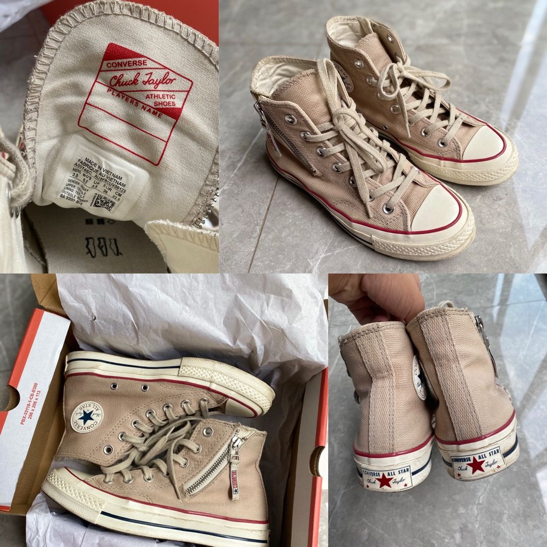 Converse sale side zip